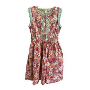 Matilda Jane Pink Floral Leah Dress Pink Floral It’s a Wonderful Parade Medium